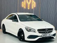 Used Mercedes CLA220 AMG line 2016 White Coupe