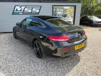 Used Mercedes C220 AMG Line Premium Plus 170 HP (125 kW) 2018 Black Coupe