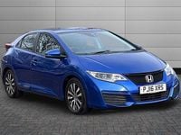 Used Honda Civic S 100 HP (73 kW) 2016 Blue Hatchback