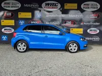 Used VW Polo Match 60 HP (44 kW) 2016 Blue Hatchback