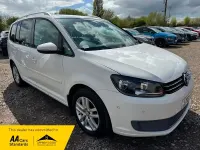 Used VW Touran SE 140 HP (102 kW) 2011 White MPV