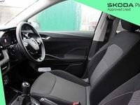 Used Skoda Fabia Colour Edition 94 HP (69 kW) 2022 Moon white metallic black magic pearl effect Hatchback