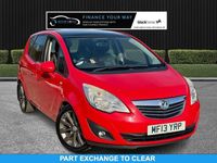 Used Vauxhall Meriva 100 HP (73 kW) 2013 Red MPV