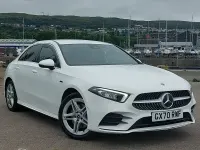 Used Mercedes A250 AMG line 218 HP (160 kW) 2020 White Sedan
