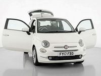 Used Fiat 500 Lounge 2017 White Hatchback