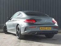 Used Mercedes C220 AMG line 194 HP (142 kW) 2019 Grey Coupe