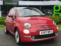 Used Fiat 500 Lounge 69 HP (50 kW) 2017 Red Hatchback