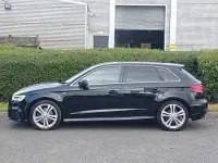 Used Audi A3 S-Line 190 HP (139 kW) 2016 Black Hatchback
