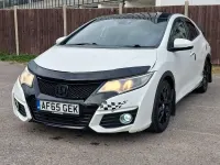 Begagnad Honda Civic SR 2015 Vit Halvkombi