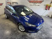 Begagnad Ford Focus Titanium 2016 Blå Halvkombi