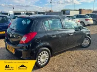 Used Vauxhall Corsa S 85 HP (62 kW) 2011 Black Hatchback