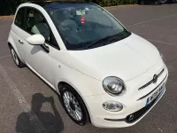 Used Fiat 500 Lounge 2016 White Hatchback