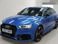 Used Audi RS3 Comfort 400 HP (294 kW) 2017 Blue Sedan