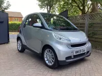 Used Smart ForTwo Coupé Passion 71 HP (52 kW) 2009 Silver Coupe