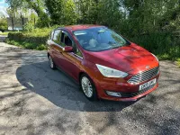 Used Ford C-MAX Titanium 125 HP (91 kW) 2015 Red MPV