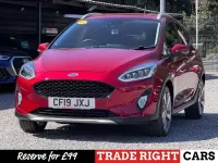Second-hand Ford Fiesta Active 100 CP (73 kW) 2019 Roșu Hatchback