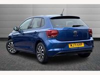 Usado VW Polo Active 95 HP (69 kW) 2021 Azul Citadino