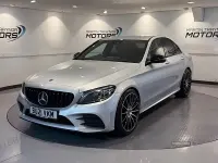 Used Mercedes C220 AMG line 194 HP (142 kW) 2021 Silver Sedan