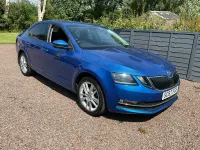 Used Skoda Octavia SE L 150 HP (110 kW) 2018 Blue Hatchback