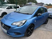 Used Vauxhall Corsa Edition 75 HP (55 kW) 2016 Blue Hatchback