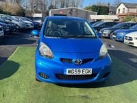 Used Toyota Aygo 67 HP (49 kW) 2009 Blue Hatchback