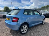 Used Skoda Fabia SE L 110 HP (80 kW) 2017 Blue Hatchback