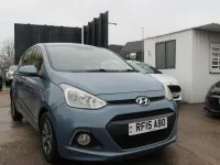 Used Hyundai i10 Premium 87 HP (63 kW) 2015 Blue Hatchback