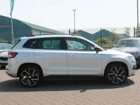 Used Skoda Karoq SportLine 150 HP (110 kW) 2021 Brilliant silver metallic SUV