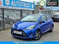 Used Toyota Yaris Hybrid 2018 Blue Hatchback