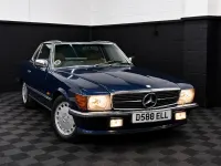 Used Mercedes SL500 1987 Blue Cabriolet