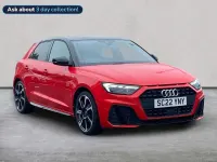 Used Audi A1 Sportback Black Edition 95 HP (69 kW) 2022 Red Hatchback