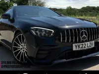 Used Mercedes E300 AMG line 258 HP (189 kW) 2022 Black Coupe