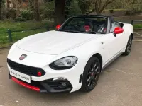 Used Abarth 124 Spider 170 HP (125 kW) 2019 White Cabriolet