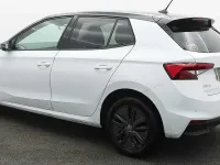 Used Skoda Fabia Design Edition 80 HP (58 kW) 2025 Moon white metallic black magic pearl effect Hatchback