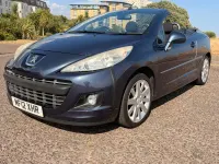 Used Peugeot 207 CC Allure 120 HP (88 kW) 2012 Blue Cabriolet