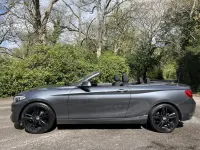 Usado BMW 220 Sport Line 190 CV (139 kW) 2015 Gris Descapotable