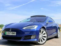 Used Tesla Model S 306 kW (417 HP) 2017 Blue Hatchback