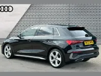 Used Audi A3 S-Line 147 HP (108 kW) 2022 Black Sedan