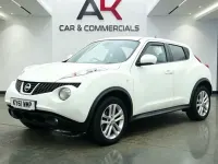 Used Nissan Juke Tekna 110 HP (80 kW) 2011 White SUV