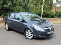 Used Vauxhall Corsa Design Edition 2009 Blue Hatchback