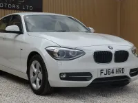 Used BMW 116 Sport Line 2014 White Hatchback