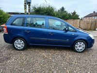 Used Vauxhall Zafira 2008 Blue MPV