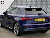 Used Audi A3 Black Edition 150 HP (110 kW) 2024 Blue Hatchback