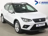 Used Seat Arona SE 95 HP (69 kW) 2019 White SUV