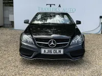 Used Mercedes E220 AMG line 2016 Black Cabriolet