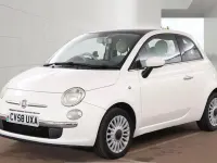 Used Fiat 500 Lounge 69 HP (50 kW) 2008 White Hatchback