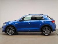 Used VW T-Roc R-line 150 HP (110 kW) 2018 Blue SUV