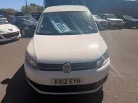 Used VW Caddy 102 HP (75 kW) 2012 White MPV