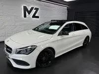 Used Mercedes CLA220 Shooting Brake AMG line 2018 White Estate