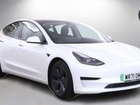 Used Tesla Model 3 Standard Range Plus 366 kW (498 HP) 2021 White Sedan